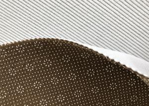China Warp Knitted Sofa Velvet Fabric 300GSM With Plastic Stripe Back wholesale
