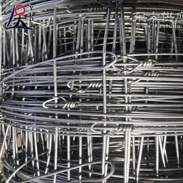 High Tensile Field Fence Galvanized Wire Woven Fixed Knot Goat Cattle Mesh