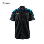 Summer Season Motorcycle Auto Racing Sportswear Custom Logo Team Shirt for Men's