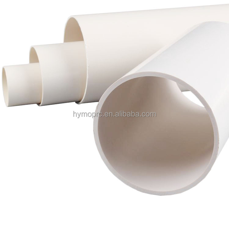 ASTM/DIN/ASNZ/JIS Standard 1/2"-12" White Color PVC Pipe for Central Vacuum Cleaners