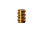 Brass Worm Gear Small Brass Spur Gears 1 Lead 0.5 High Wear Resistance