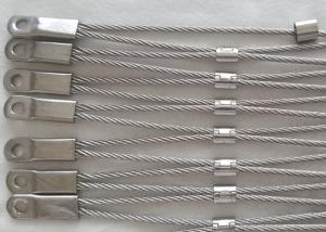 China 1.6mm 7 * 7 Stainless Steel Wire Rope Mesh For Protection Animal wholesale