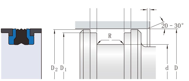 DAS KDAS Double Acting Cylinder Piston Seal