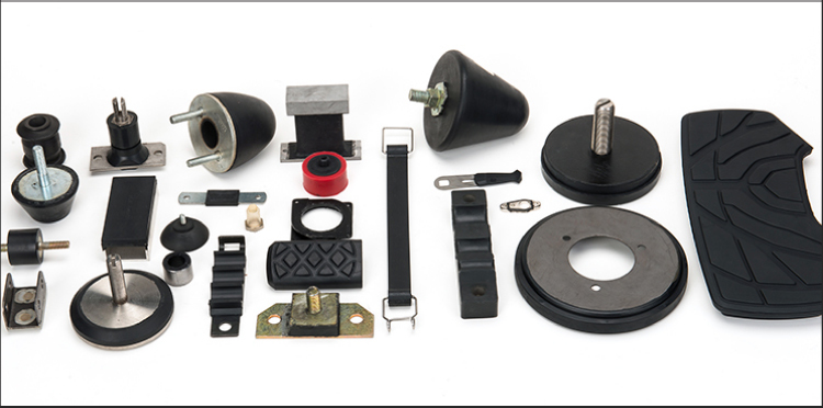 rubber coated metal parts with TS16949 ISO9001:2008 rubber shock absorber mounts