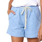 Oem Factory Manufacturer Custom Logo shorts spring new style high waist lace-up