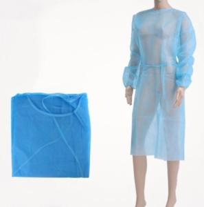 China Antibacterial Disposable Plastic Aprons Water Resistant With Waist Tie Closure wholesale