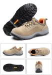 Yellow Lightweight Comfortable Safety Shoes / Comfortable Work Shoes Men with PU