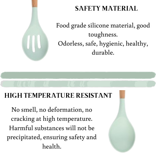 Kitchen Gadgets Silicone Spatula Spoon With Non Stick Surface