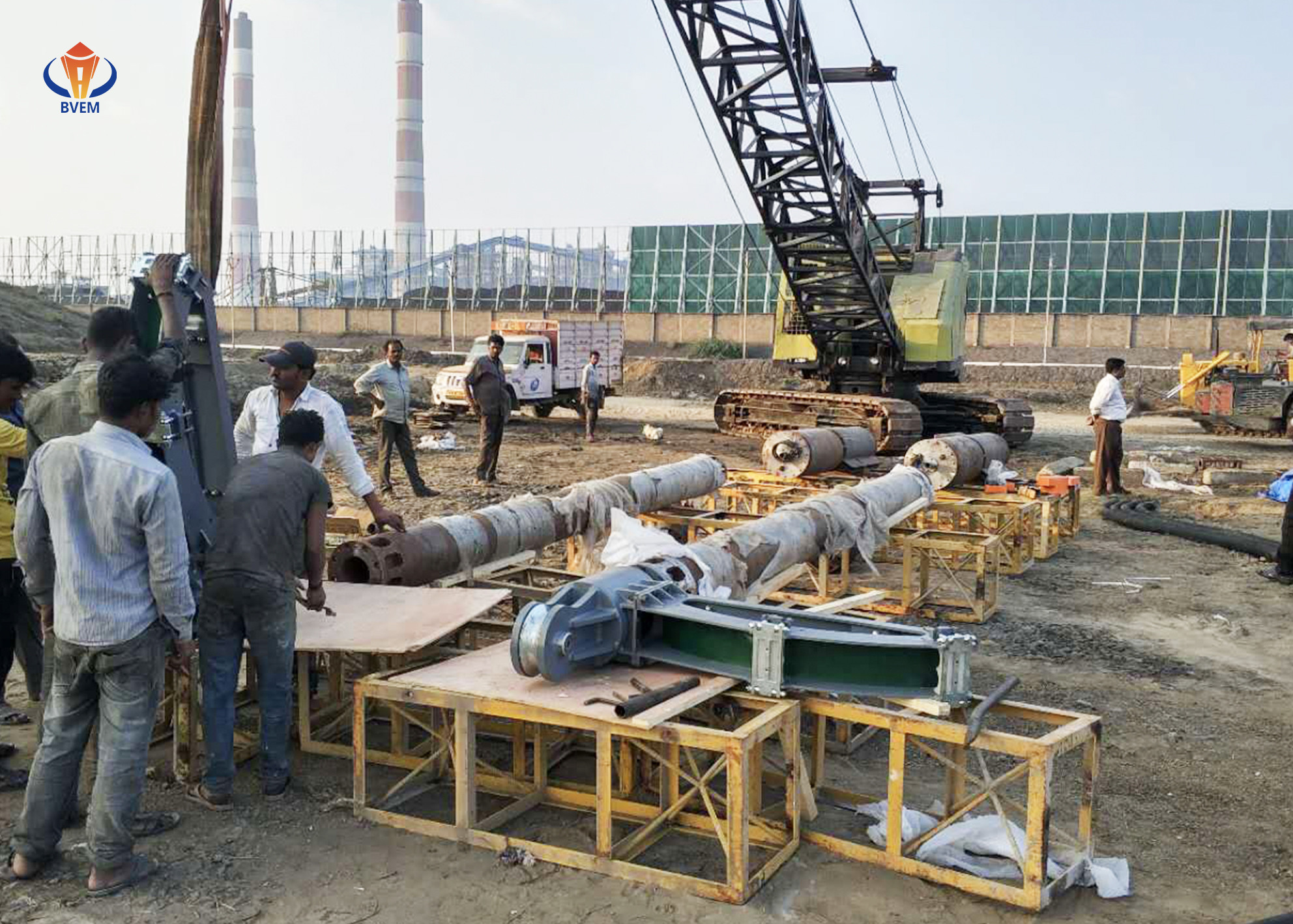 Ground Improvement Vibroflot Equipment 130KW 800-1200 Mm Working Pile Diameters
