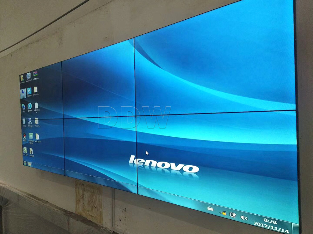 Large lcd monitor 2x3 video wall 4k monitors AC 220v - 250v for Restaurant and hotel 4K 700nits DDW-DV550FHM-NV3