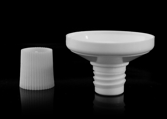 Polyethylene Plastic Cosmetic Tube Head / Soft Laminated Tube Dia 28mm