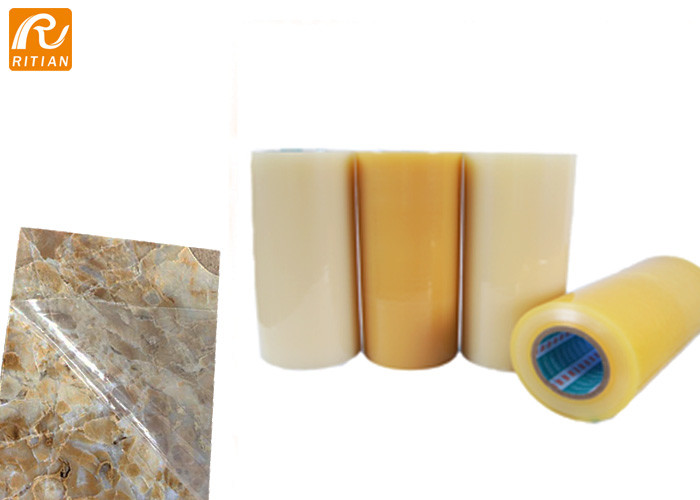 Granite / Ceramic / Marble Self Adhesive Film No Residue Left PE Material