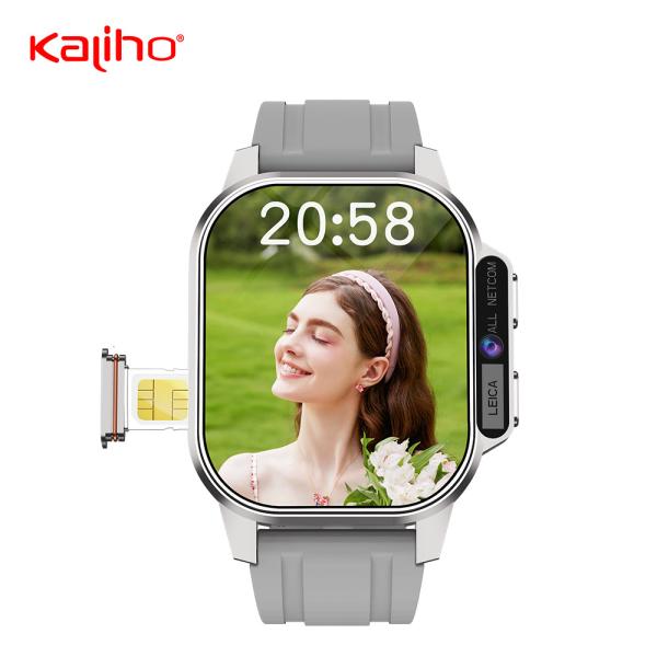 Big Screen 4G Android 2.04inch Full Touch Screen GPS Smart Watch with Blood