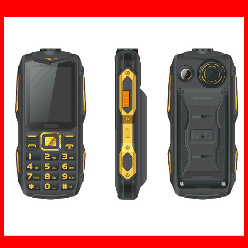 2.4inch Long standby Rugged Phones for old man military quality outdoor with POWER BANK Rugged Phone