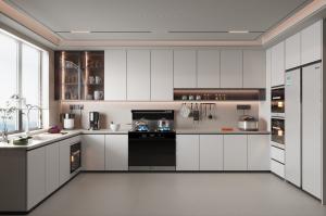 China Cabinetdoor Furniture Design Wood Cabinet Commercial Self Assemble Kitchen wholesale