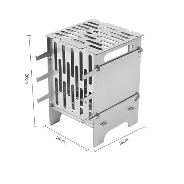 Multifunction Portable Charcoal BBQ Grill Stove for Grilling, Skewering and Cooking