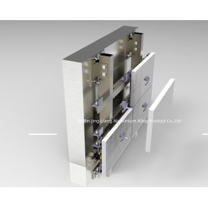 Versatile GRC Panel Ventilated Facade Support System Customized