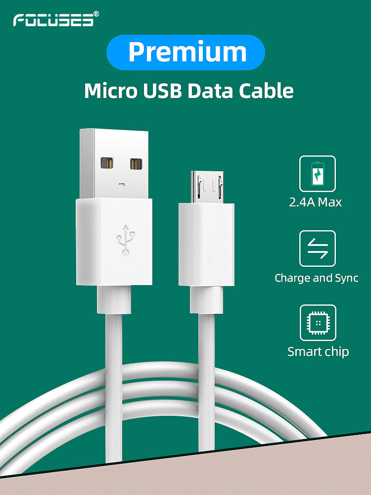 Non Toxic PVC 3.0A Micro USB Phone Cable Quick Charger