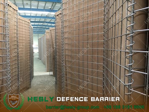 defensive sand barrier wall