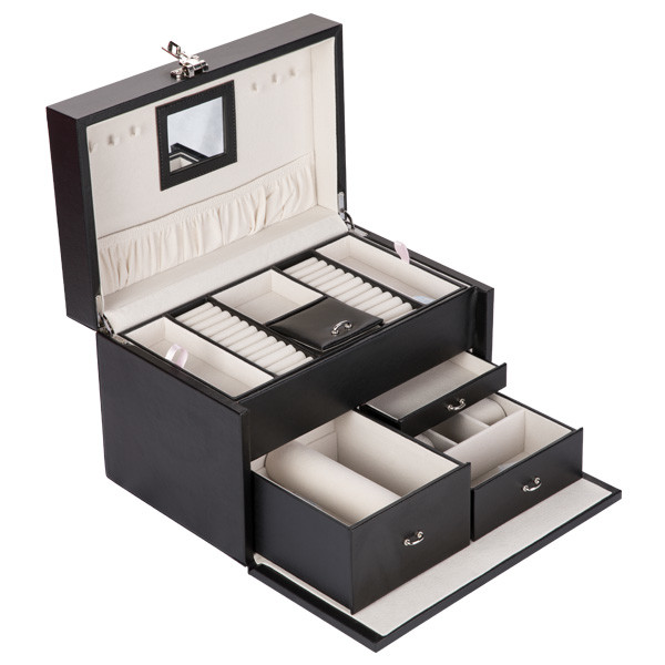 Locked Luxury Bracelet Gift Box , Storage / Travel Jewelry Organizer Case