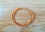 Waterproof Amber Small Rubber Bands / Money Rubber Bands 30-90 Shore A Hardness
