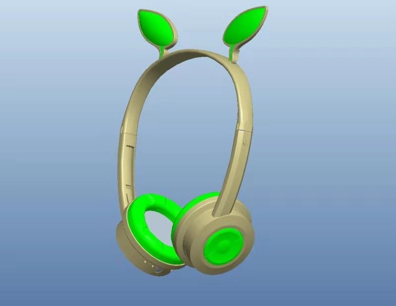 Cat-Ear Design With Led bluetooth Wireless Headphones For Children