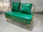 High Density Sponge Filled 46cm Wrought Iron Sofa Set