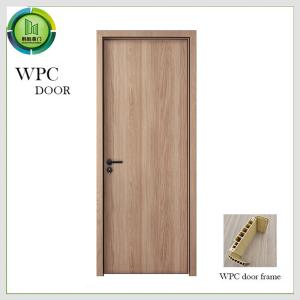 China PVC HDF Composite Residential WPC Doors Wooden Panel Design wholesale