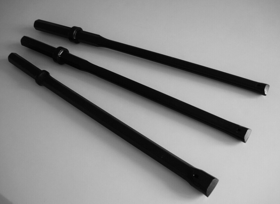 Mining Integral Rock Drilling Tools , Quarrying Plug Hole Drill Rod