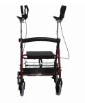 Mobility Aids Medical Rollator Lightweight Steel 4 Wheel Rollator
