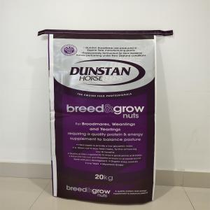 China Animal Feed Pp Woven Laminated Bag 25 - 50kgs Loading Weight Customized Logo wholesale