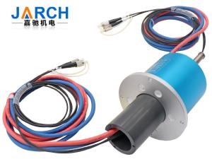 China 150RPM 2 Channels 2 Circuits 10A Fiber Optical Slip Ring wholesale