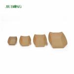 Disposable Sushi Biodegradable Paper Container 107mm kraft paper food trays