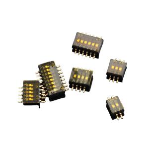 China 1.25mm Pitch Small Size Low Profile DIP Switches High Contact Reliability wholesale