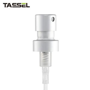 China Matte Silver Perfume Fine Mist Sprayers Caps 15mm Crimp Pump wholesale