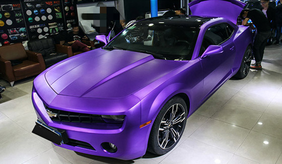 Matte Metallic Deep Sea Blue Car Wrap Film Moisture - Proof 4.8MIL Thickness