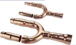 High Durability Heat Exchanger Components of Branch Copper Pipe