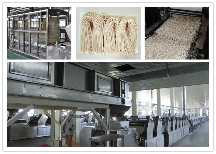 Ss Corn Flour Fresh Noodle Making Machine / Production Line In 75kw