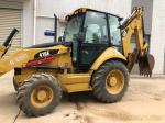 6792 10200 kg Machine Weight Used Caterpillar 416E Backhoe Loader 162 kw