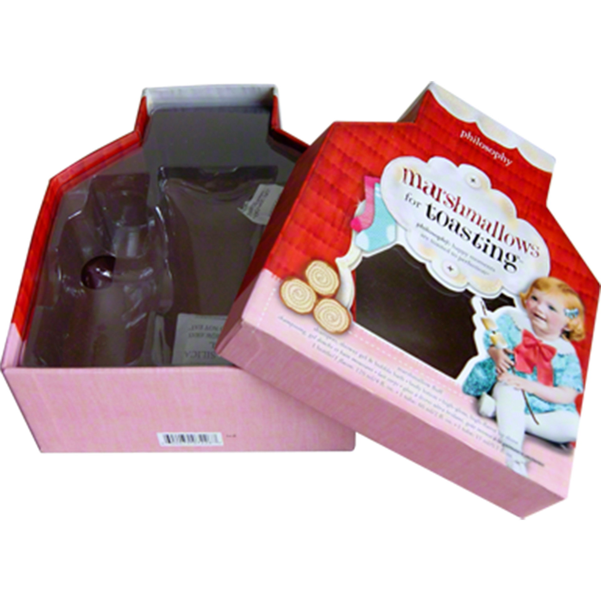 Two Piece Cosmetic Gift Box Packaging with PVC window