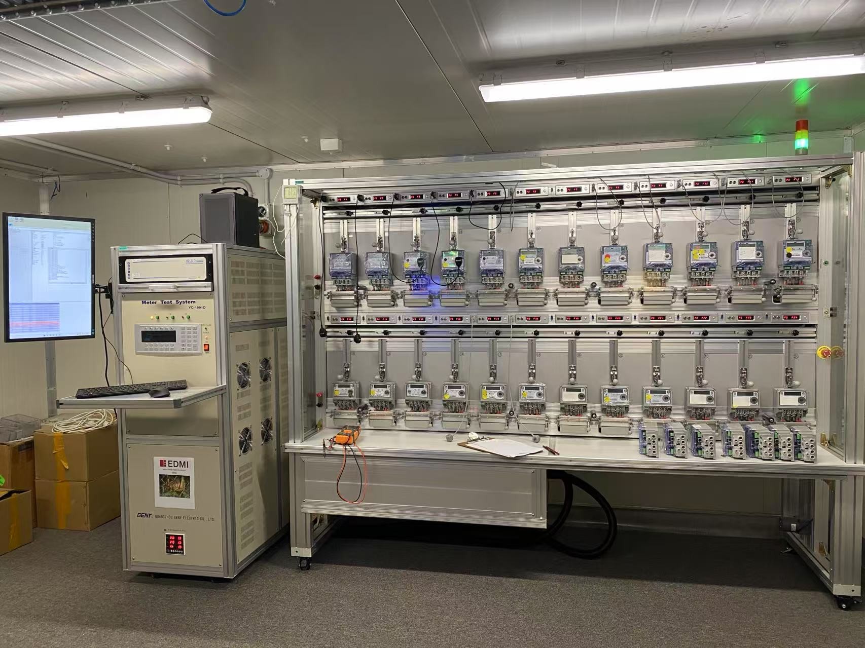 Grade Single Phase Meter Test Bench for Accurate Energy Meter