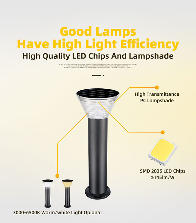 IP44 Brightest Warm White Solar Garden Lights 400mAh 3 Years Warranty