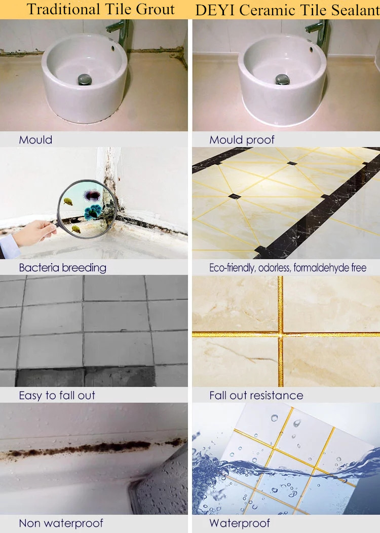 400ml Cartridge Epoxy Tile Grout For Home Decoration And Double Components Adhesives
