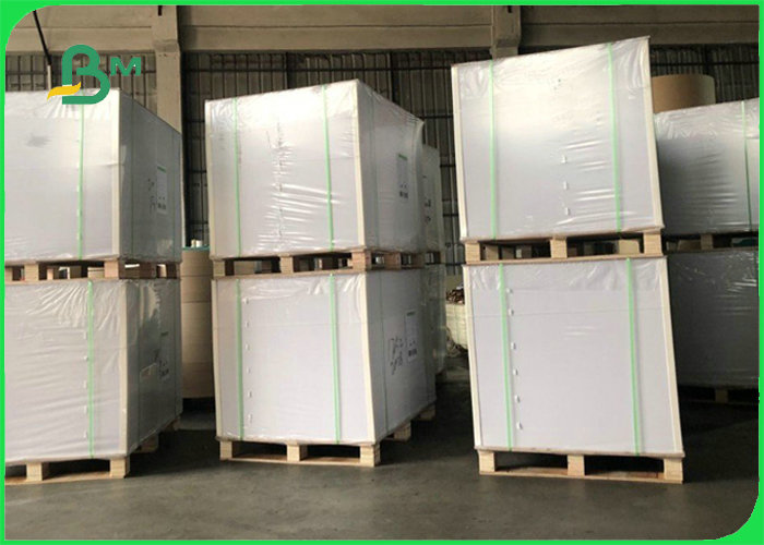 275g 300g + 15g PE Coated White Cardboard For Food Tray Greaseproof 70 * 100cm