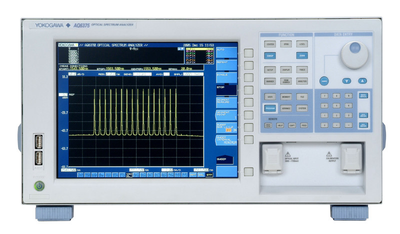 Remote control Spectrum Analyzer Optical , Long Wavelength Yokogawa AQ6375