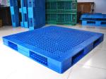 Durable Blue Reusable Plastic Pallets With Virgin HDPE / Recycled PP