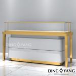 Gold Electroplating 1300X600X950MM Jewelry Display Cases