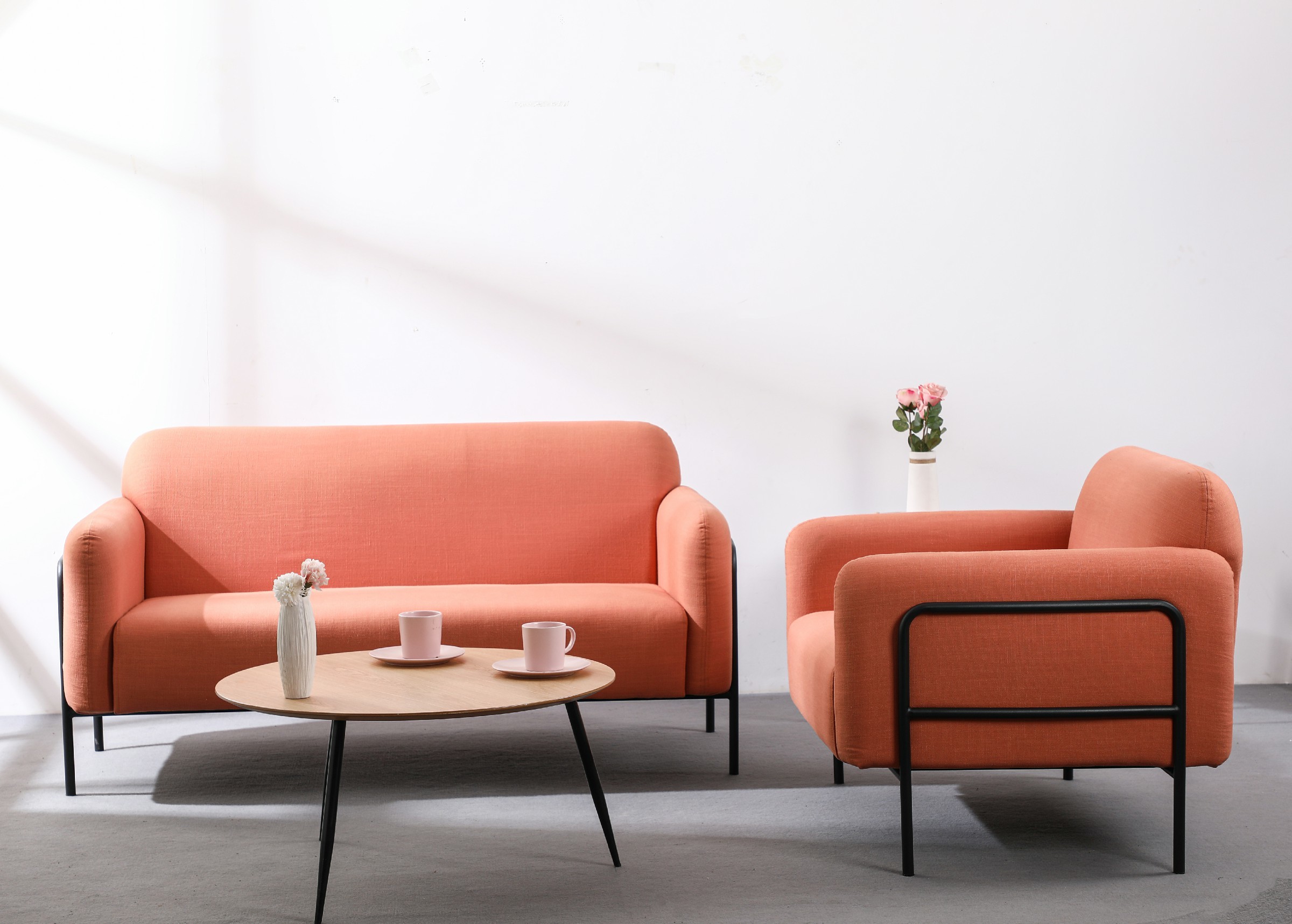 Linen 100% Polyester Upholstery Fabric For Sofa Furniture