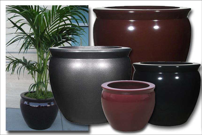 Large Fiberglass Flower Planters Indoor Resin Outdoor Pots Customized