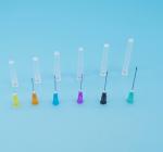 Out Diameter 1.1mm 19G Disposable Hypodermic Syringes Cream Color
